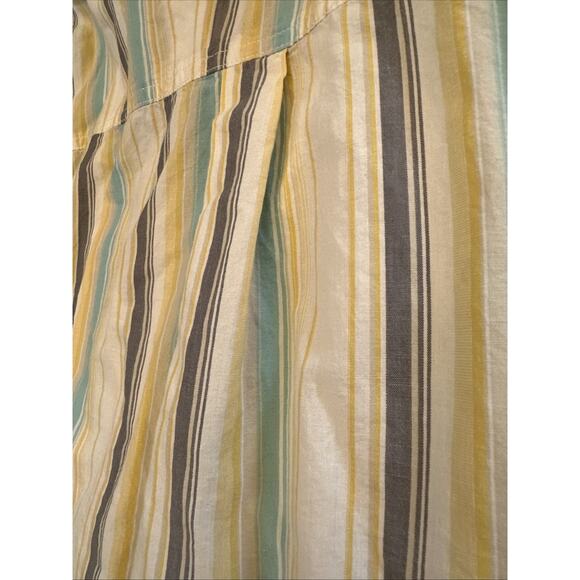 O’neill Mens Shirt XXL Y2K Multicolor Stripe Short Sleeve Tropical Island - Picture 7 of 7